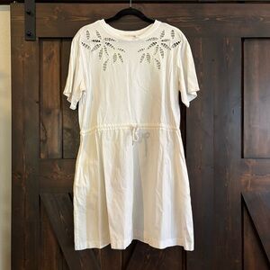 ❗️FINAL❗️See By Chloe White Mini Dress Short Sleeve Large